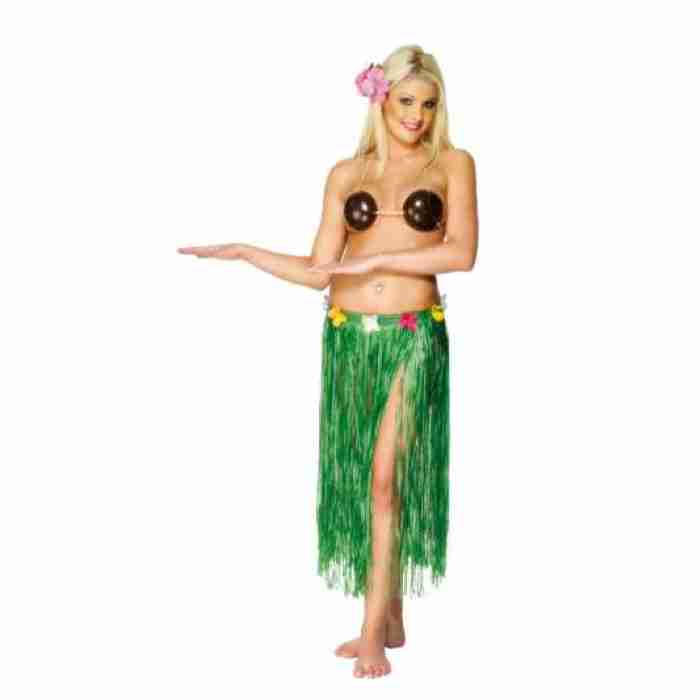 Hawaiian Skirt Green 28984