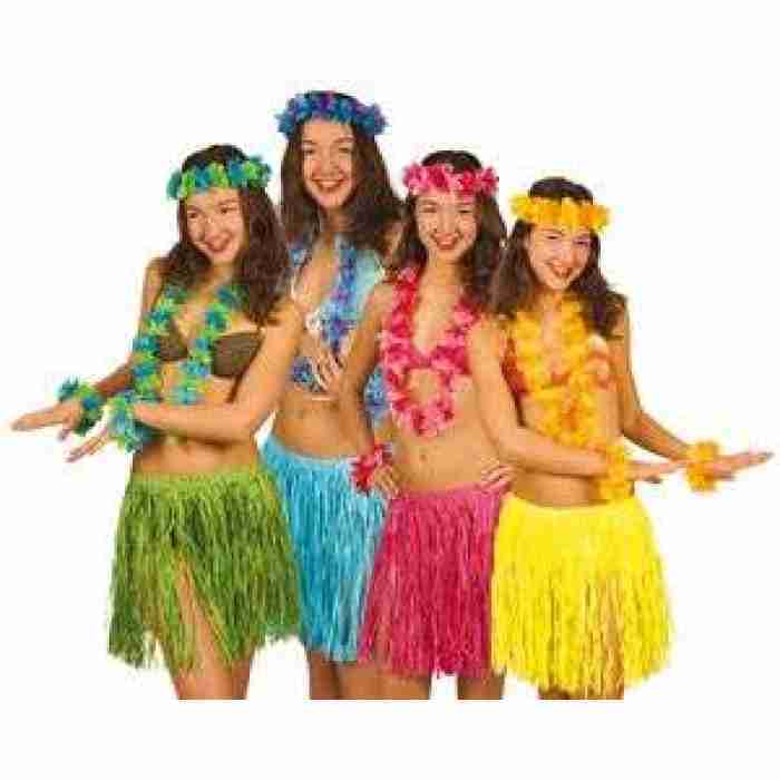 Hawaiian Skirt Lei Set 52426