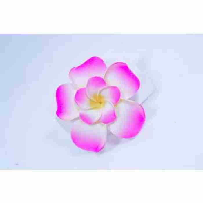 Hawaiin Flower Hair Clip Pink DSC0291