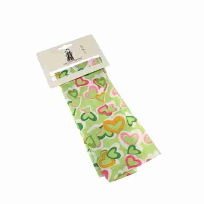 Heart Print on Green Sash 3 in 1 img