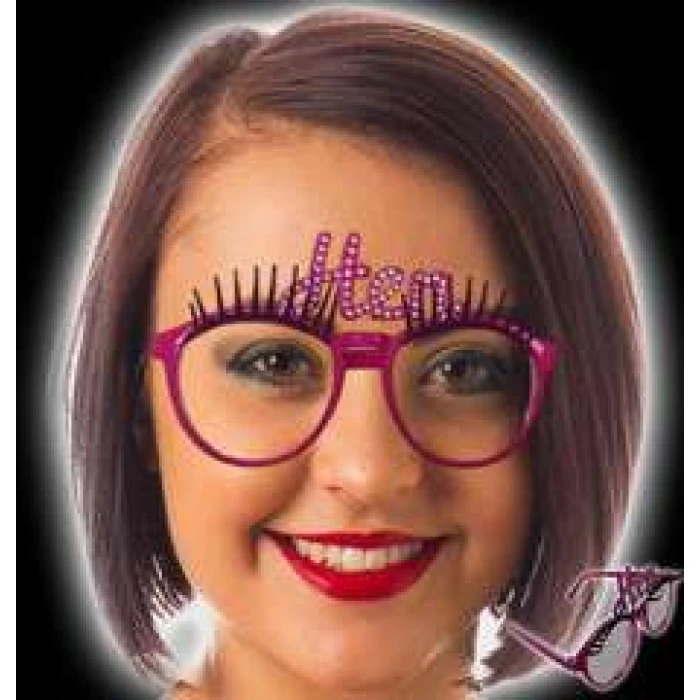 Hen Night Lashes Party Glasses - Image 1