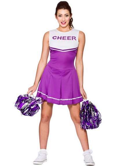 High School Cheerleader Purple ef2193 img