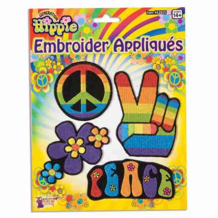 Hippie Embroidery Appliques img