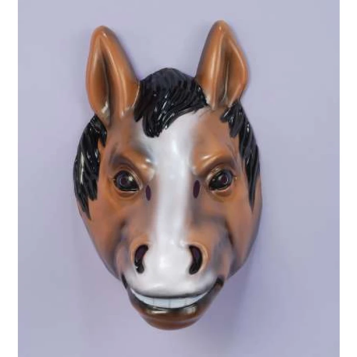 Horse Mask - Plastic - Image 1