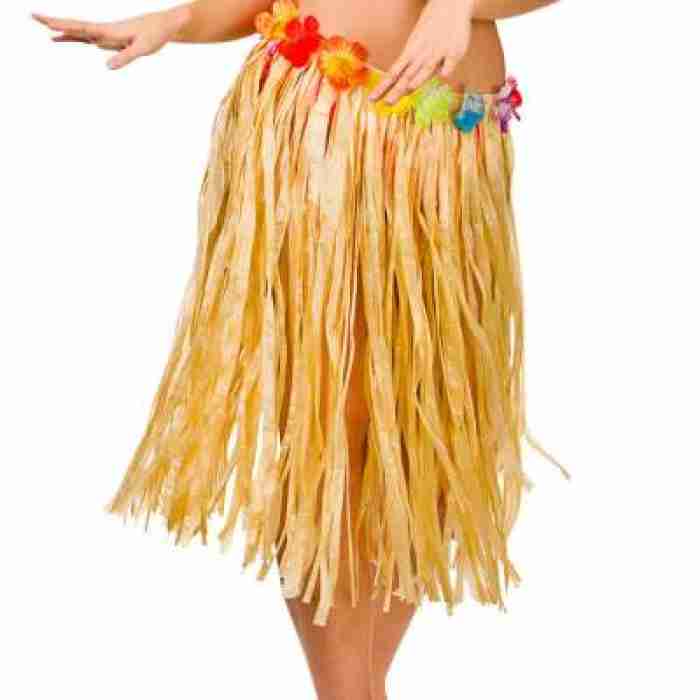 Hula Skirt Natural HAW 9436
