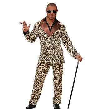 Hustler Costume Leopard Skin