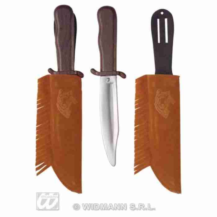 Indian Knife with suede look sheath.