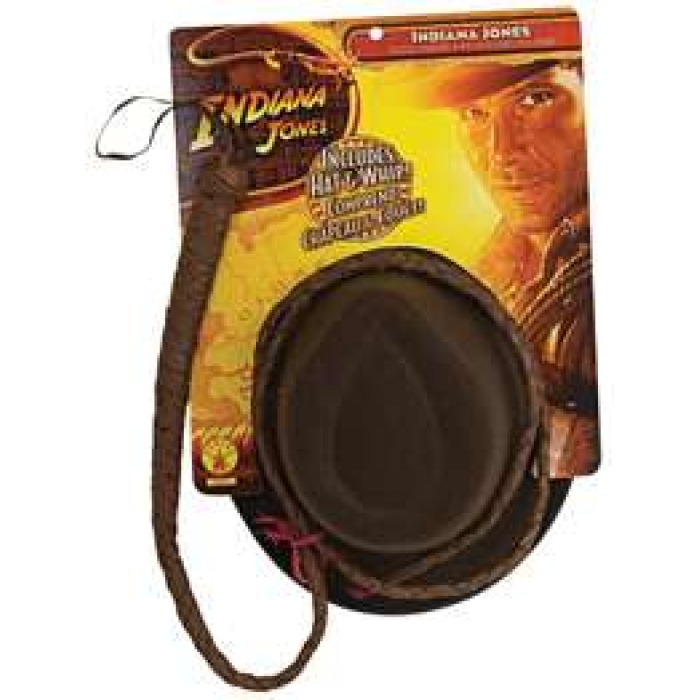 Indiana Jones Hat and Whip Set 5272 img
