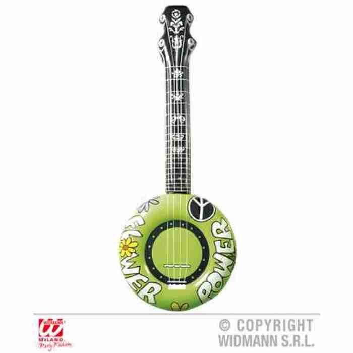 Inflatable Banjo Green 100cm 23951