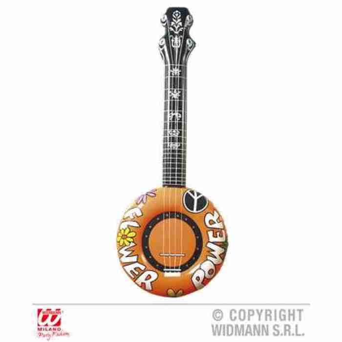 Inflatable Banjo Orange 100cm 23953