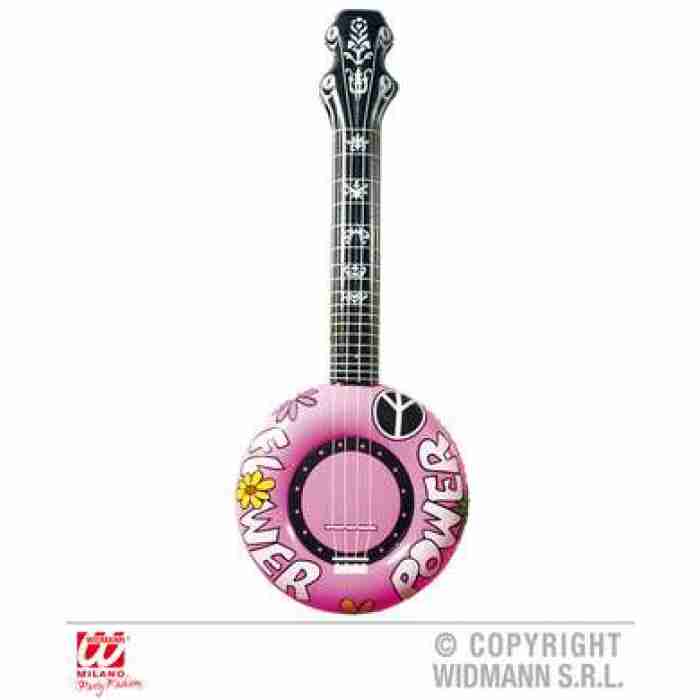 Inflatable Banjo Pink 100cm 23952