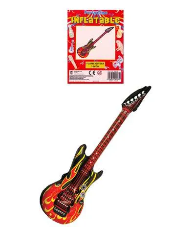 Inflatable Guitar 106cm - Flame
