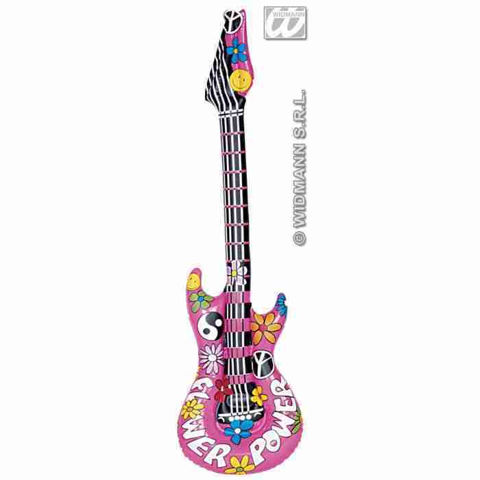 Inflatable Guitar Flower Power 2394H c img