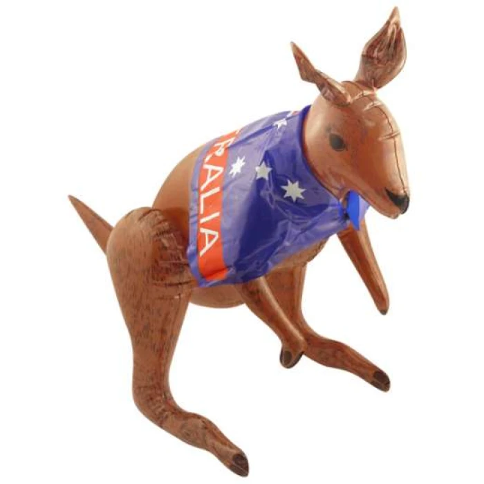 Inflatable Kangaroo with Aussie Flag - Image 1