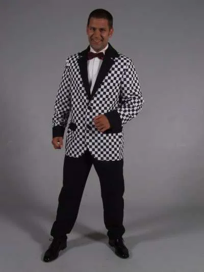 Jacket Block - Black/White