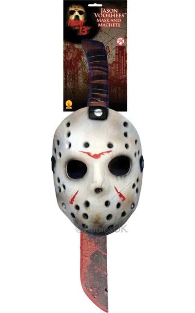 Jason Mask and Machete Set