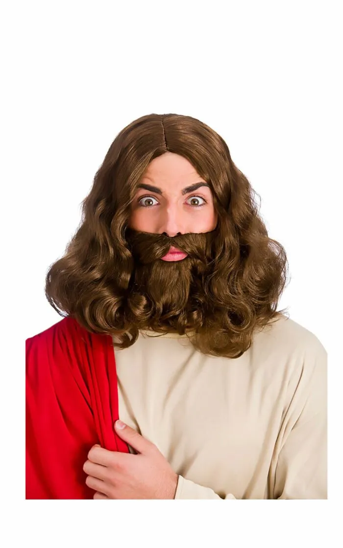 Jesus Wig & Beard - Image 1