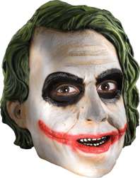Joker 3 by 4 Vinyl Mask Adult img