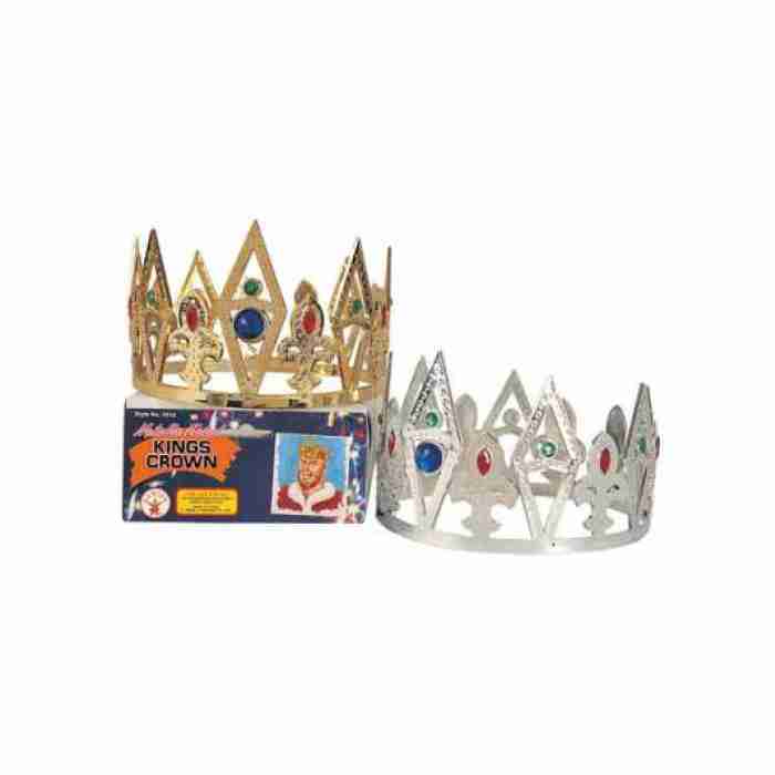 Kings Crown Silver Metallic Plated