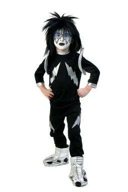 Kiss Spaceman Screenprint Costume - Child