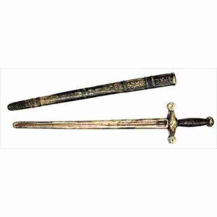 Knight Sword with Scabbard