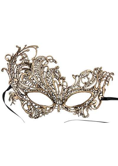 Lace Gold Eye Mask 01699 Img