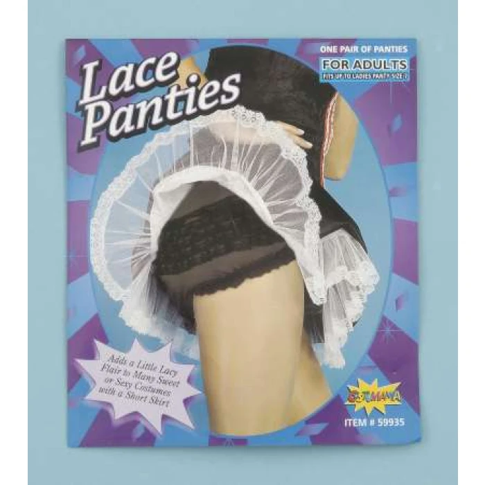 Lace Panties- Black - Image 1
