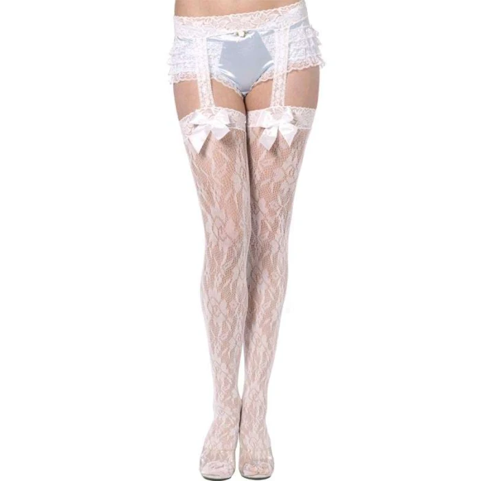Lace Thigh-Hi Stockings - Image 1