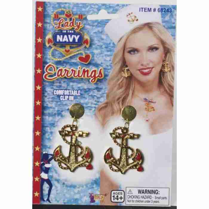Lady in the Navy Earrings img