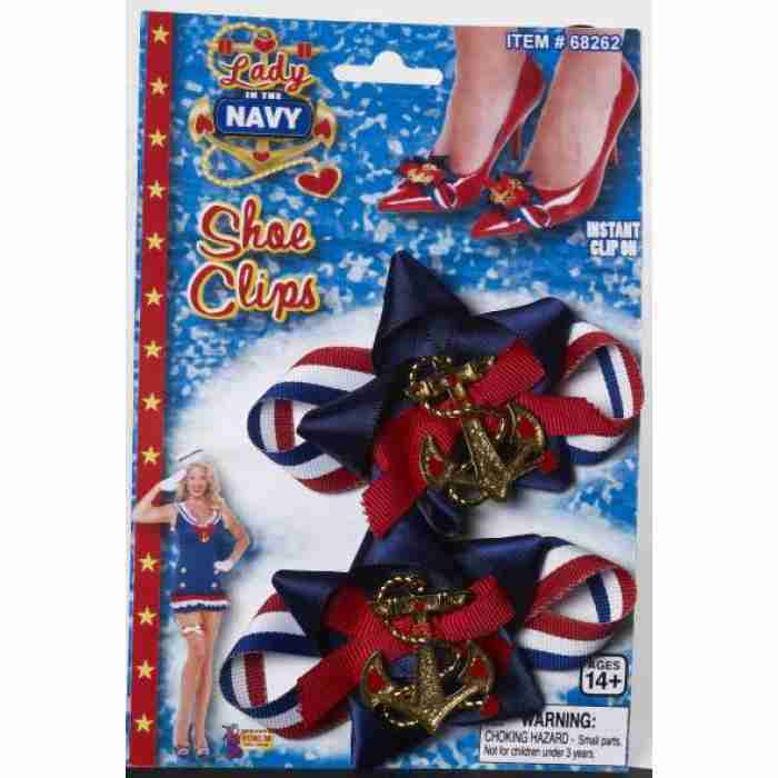Lady in the Navy Shoe Clips img