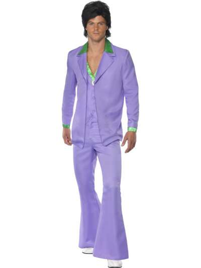 Lavender 70s Suit Adult 39426