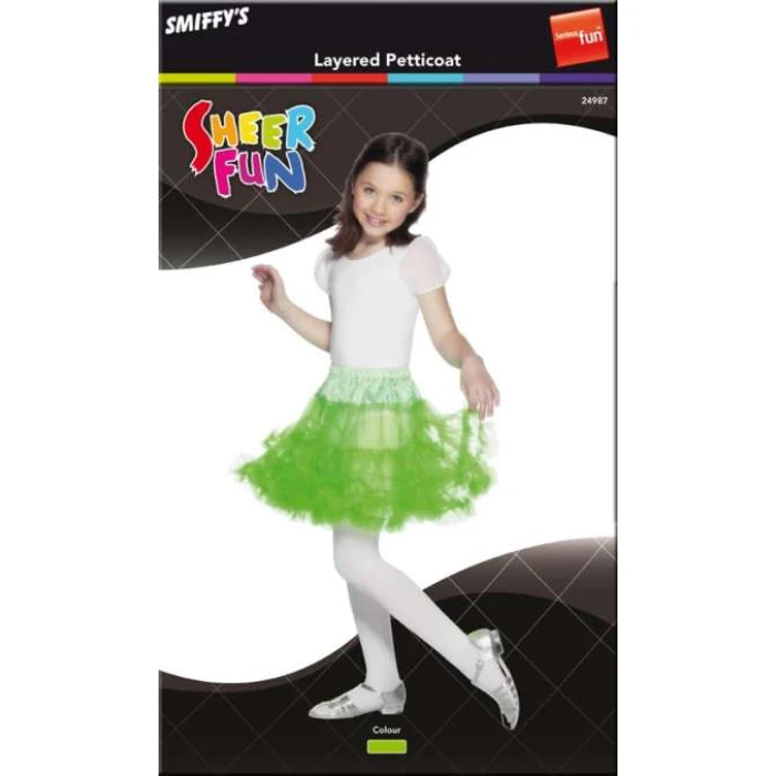 Layered Petticoat - Green - Image 1