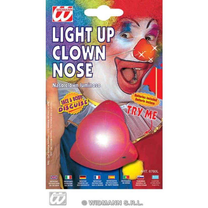 Light-UP Clown Nose - Image 1