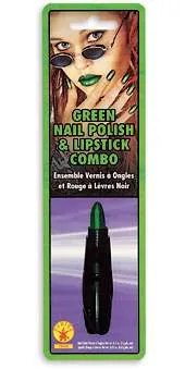 Lipstick and Nail Polish Combo - Green