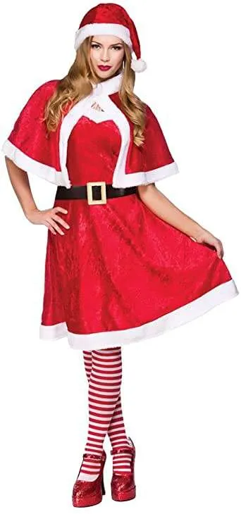 Little Miss Santa Adult Costume