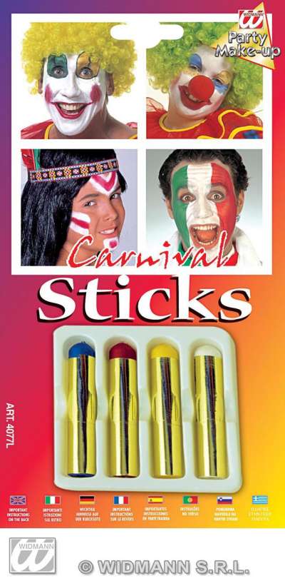 Make up Set of 4 Carnival Jumbo Sticks 4078R img