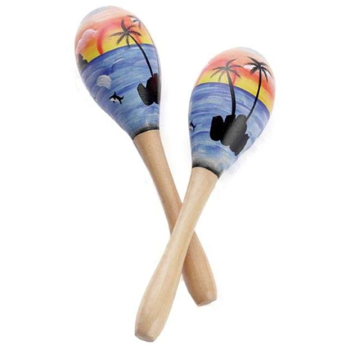 Maracas with Tropical Theme - Image 1
