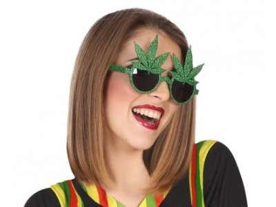 Marijuana Leaves Party Glassess 48867