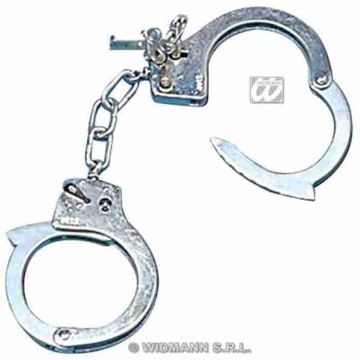 Metal Handcuffs with Key