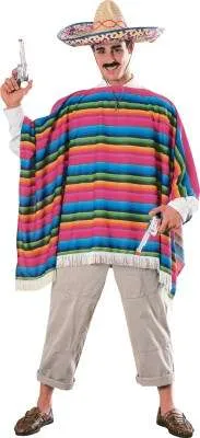 Mexican Serape (poncho) and Hat