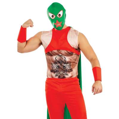 Mexican Wrestler Costume 43221 img