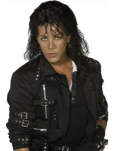 Michael Jackson Bad wig