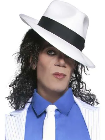 Michael Jackson White Fedora