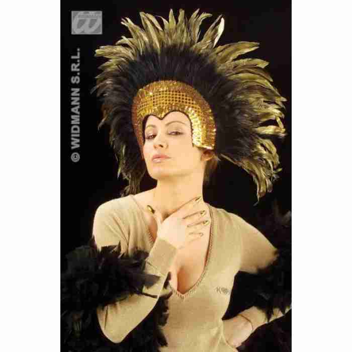Moulin Rouge Feathered Headdresses Gold1