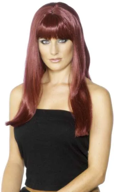 Mystique Wig - Burgundy