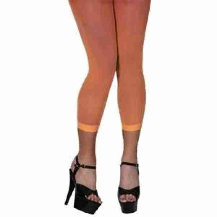 Neon Orange Footless Tights ts7067