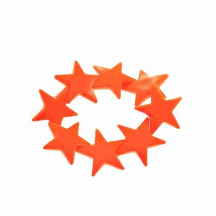 Neon Orange Star Bracelets img