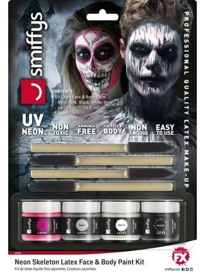 Neon Skeleton Liquid Latex Kit