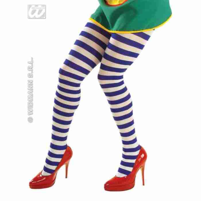 Neon Striped Pantyhose 4783S b