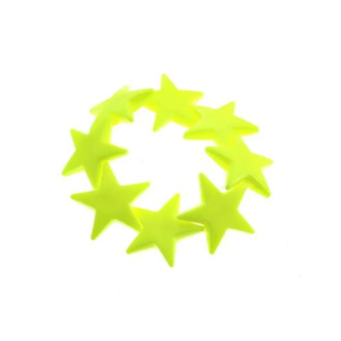 Neon Yellow Star Bracelets - Image 1